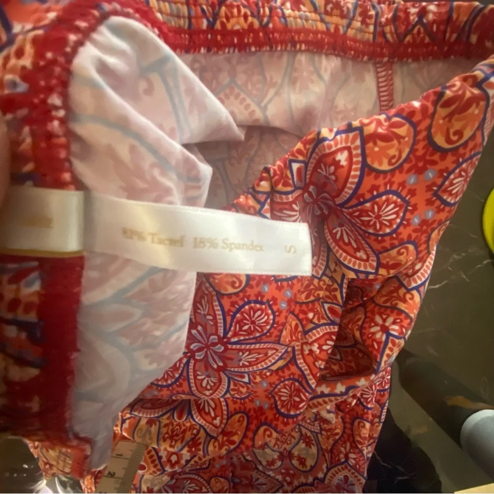 Helen Jon Multicolor Resort Lounge Pant Coverup Swim Pant size small - Picture 5 of 10